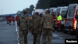 Українські військові, звільнені з російського полону, 22 вересня 2022 року