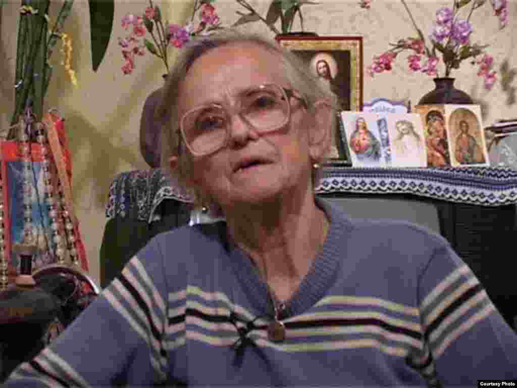 Анастасія Тарневська, учасниця повстання в 6-му жіночому таборі, героїня документального фільму «Щаслива Настуня» режисера Михайла Ткачука (фотографії надані кіностудією «Заповіт»)