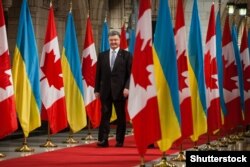 Президент України Петро Порошенко під час візиту до канади. Оттава, вересень 2014 року