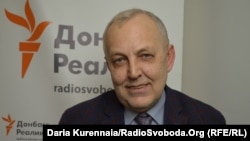 Юрій Макаров у студії Радіо Свобода, архівне фото