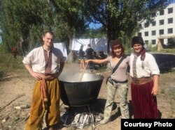 Фото со специального тактического тренинга памяти Вячеслава Галвы, который организовала его жена Элина Галва