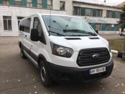 Мікроавтобус, який перебуває на балансі одного з комунальних підприємств містечка Дружківка