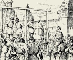 Ілюстрації до сатиричної «Історії держави Російської...» Толстого. Художник В. Порфир’єв, журнал «Стрекоза», 1906 рік