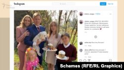 Ту ж саму жінку журналісти зауважили на фото Шахова зі святкування Великодня в 2020-му