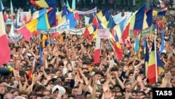 Митинг с требованием признать молдавский язык государственным, Кишинев, 20 мая 1989