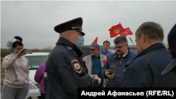 В Благовещенске штрафуют участников автопробега 9 мая