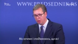 Зустріч Порошенка з Вучичем: про що говорили президенти (відео) Зустріч Порошенка з Вучичем: про що говорили президенти (відео)