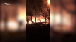 Пожежа у будинку колишньої голови Нацбанку Гонтаревої – відео Пожежа у будинку колишньої голови Нацбанку Гонтаревої – відео