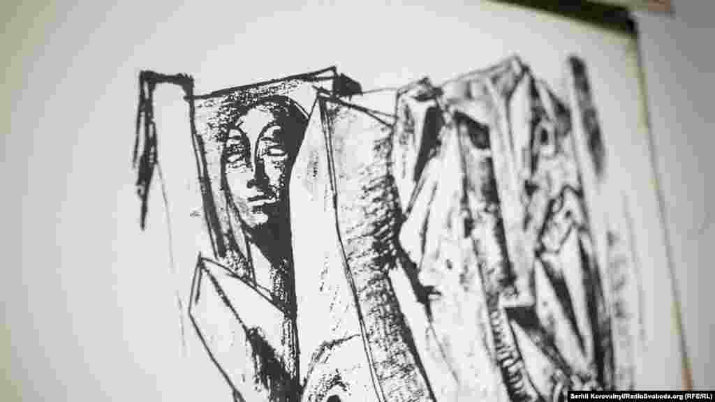 Фрагмент картини «Розстріляний звук» авторства Ади Рибачук та Володимира Мельниченка