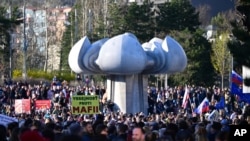 Протест у Братиславі, Словаччина, 3 квітня 2025 року