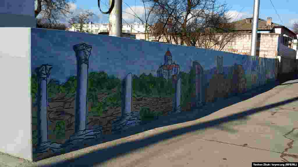 Рисунок Артема Линькова «Владимирский собор в Херсонесе»