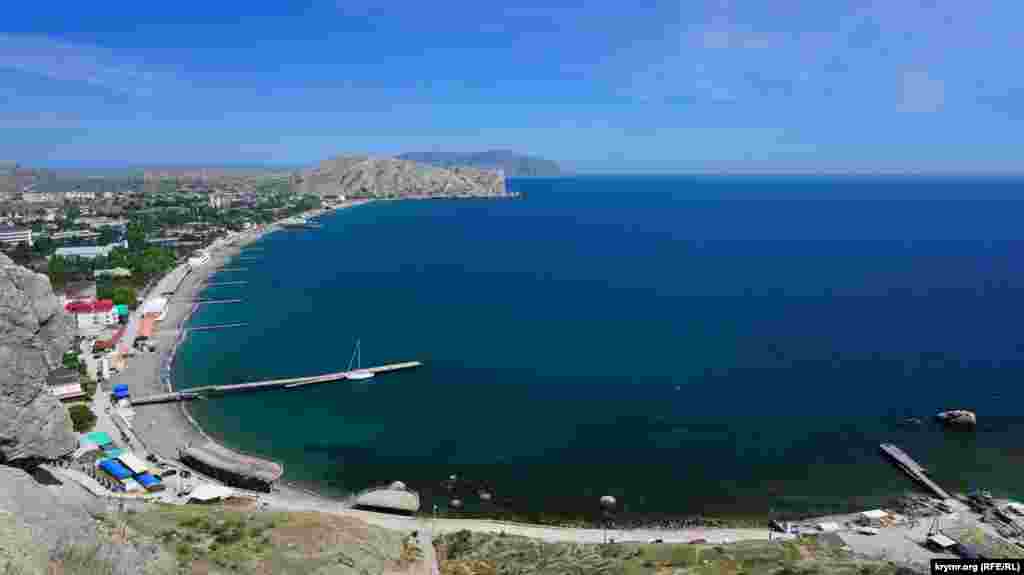 Вот она – Судакская бухта во всей красе