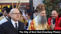 Vučević (levo) i Porfirije (foto arhiv)