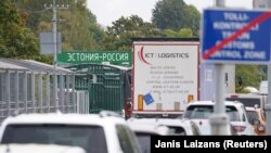 Ілюстраційне фото. Пункт перетину кордону між Росією та Естонією – членом Євросоюзу, вересень 2022 року