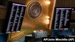 За це 7 жовтня проголосували 17 країн-членів Ради з прав людини, проти – шість, решта – утрималася