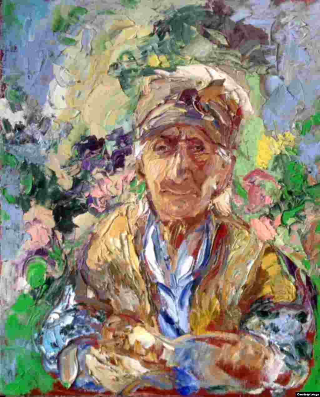 Эстер Акоповна Арзыкян (1929). Работала поваром в доме отдыха для спортсменов в Адлере. Свой дом, хозяйство, виноградник. Жаркая, ироничная, гостеприимная, веселая. Дочь - врач, работает в местной больнице, уезжала на курсы повышения квалификации и поместила на два месяца мать в отделение. Склероз или альцгеймер. 