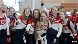 Российские спортсмены-олимпийцы