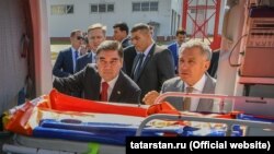 Президент Туркменистана Гурбангулы Бердымухамедов во время визита в Казань