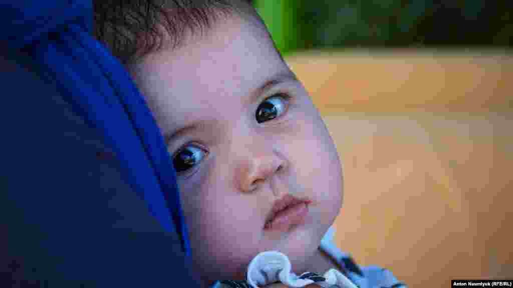 Самая младшая дочь Мустафаевых Наджие. Ей было всего три месяца, когда арестовали отца