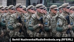 Репетиція військового параду до Дня незалежності України. Київ, 18 серпня 2021 року
