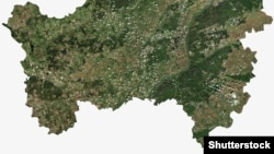 Спутниковый снимок Брянской области