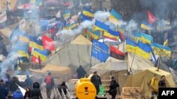 Революція гідності. Київ, майдан Незалежності, 20 грудня 2013 року