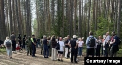 На акции памяти