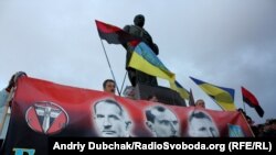 Мітинг з нагоди свята Покрови та 69-ї річниці УПА, Київ, 14 жовтня 2011 року