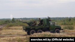 На учениях "Запад-2017" (17 сентября 2017 г.)