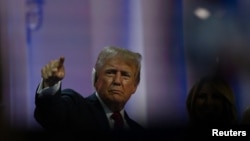 Дональд Трамп під час промови промову на з’їзді Республіканської партії у Мілуокі, штат Вісконсін, США, 18 липня. 2024 року