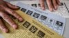 TURKEY -- An electoral official preparing the ballots during the local elections in Istanbul, March 31, 2019