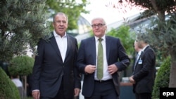 Сергей Лавров и Франк-Вальтер Штайнмайер