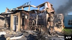 Зруйнований після російського удару будинок у центрі Вільнянська Запорізької області, 29 червня 2024 року