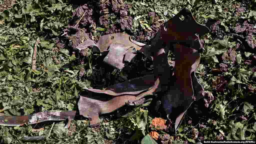 Остатки «русского мира» в Бахмуте после российского ракетного обстрела