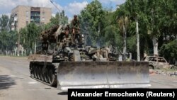 Російські окупанти в Лисичанську, 4 липня 2022 року