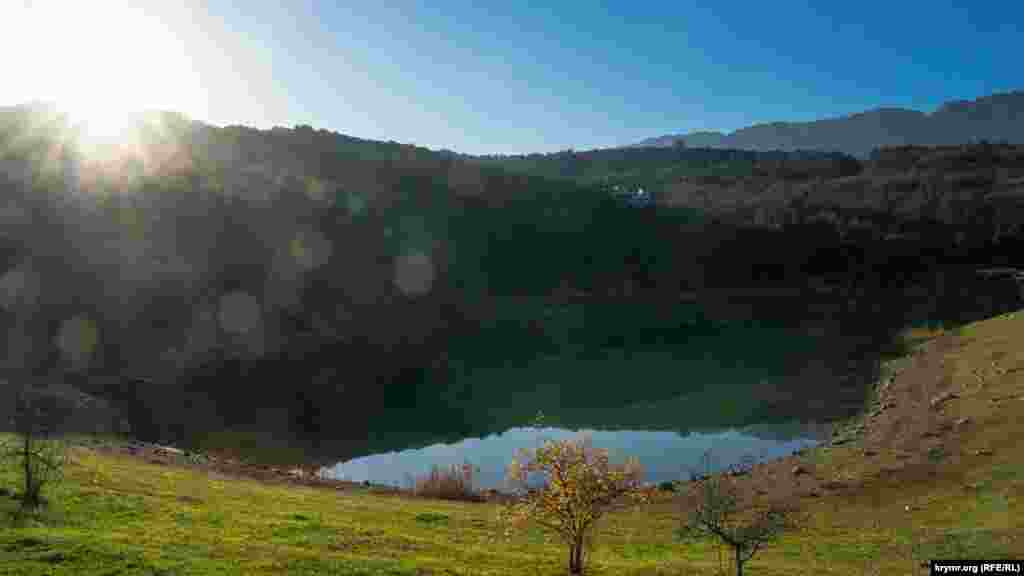 Зимнее солнце «зацепилось» за Могаби