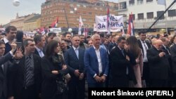 Miting SNS u Novom Sadu