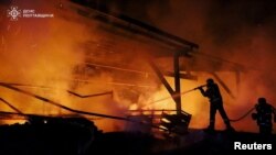 Наслідки російської атаки по енергооб'єкту у Полтавській області. Україна, 28 березня 2025 року