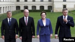 Премьер-министры Вышеградской группы