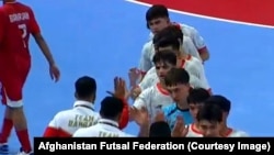 د افغانستان د فوټسال د اولس کلنو لوبډله له بحرین سره تر لوبې وروسته