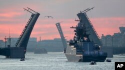 Корвет «Стойкий» в Санкт-Петербурге, архивное фото