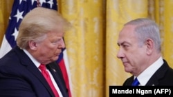 Президент США Дональд Трамп и примьер-министр Израиля Биньямин Нетаньяху