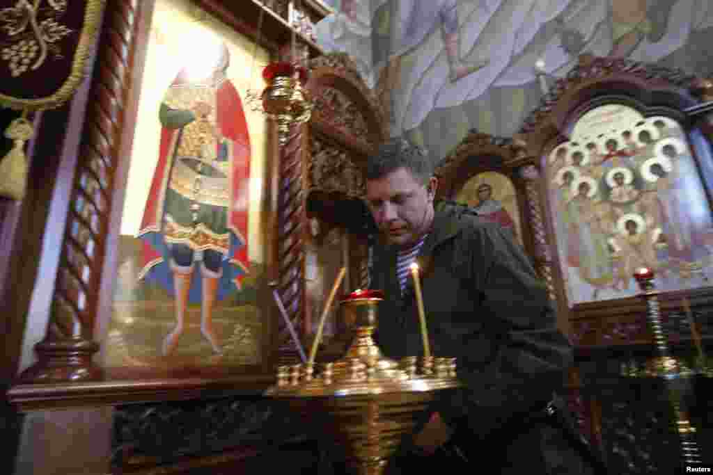 Лидер самопровозглашенной "Донецкой народной республики" Александр Захарченко