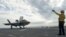 F-35 взлетает с палубы авианесущего десантного корабля "Америка"
