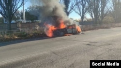 Наслідки атаки силами РФ Херсона за допомогою дронів (фото архівне)