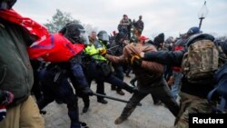 د جنورۍ پر شپږمه پر کانګرس د بريد يوه صحنه.اریشف -انځور