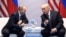 Володимир Путін і Дональд Трамп. Гамбург, 7 липня 2017 року