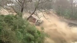 Повінь руйнує мальовничий міст на Криті в прямому ефірі – відео Повінь руйнує мальовничий міст на Криті в прямому ефірі – відео