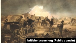 Картина Уильяма Симпсона из серии о Крымской войне