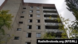 Будинок, в якому жила родина Шинкаренків у Прип'яті, в теперішній час